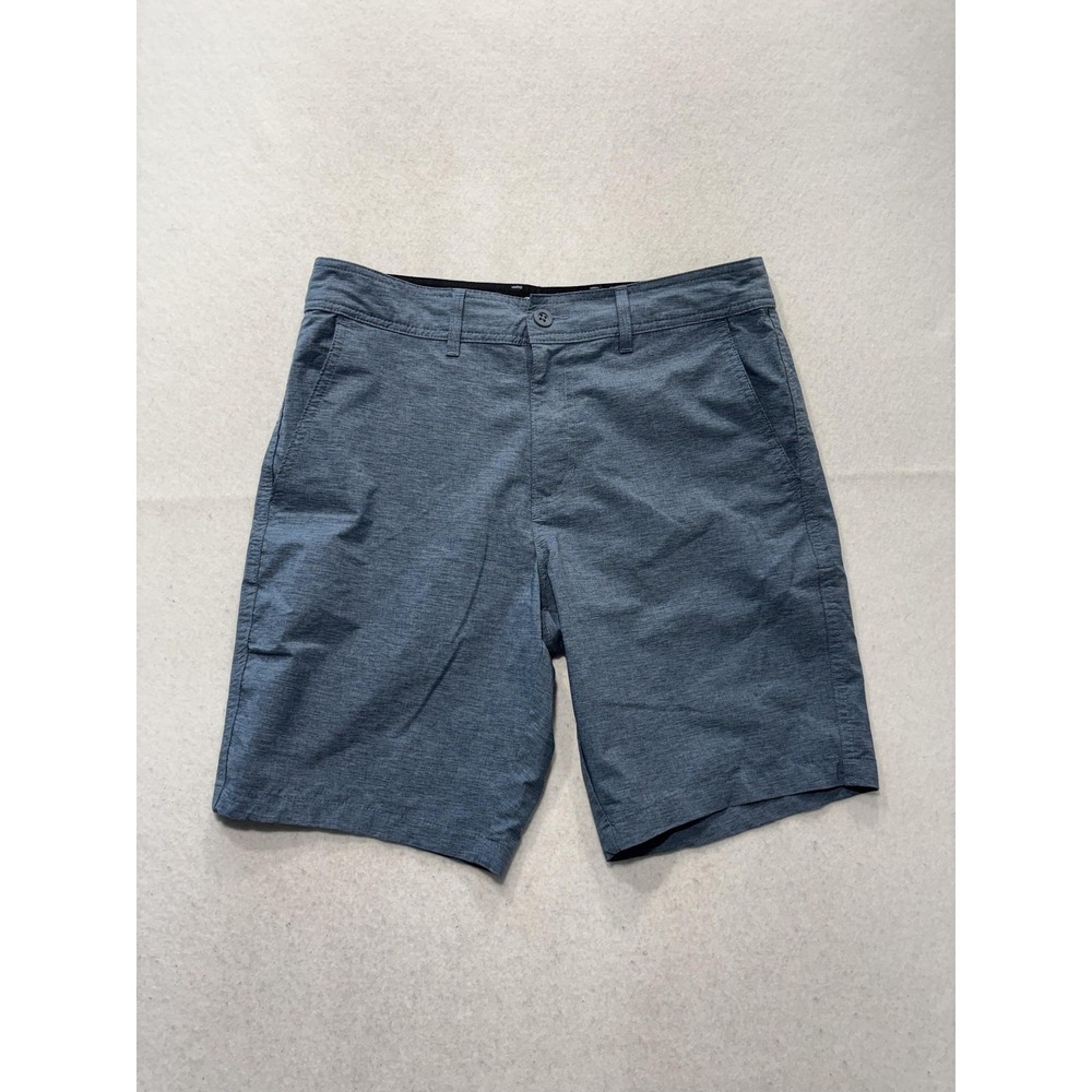 Goodfellow & Co Chino Shorts Mens 30 Blue Stretch Quick Dry 9 Inseam VN 1981193